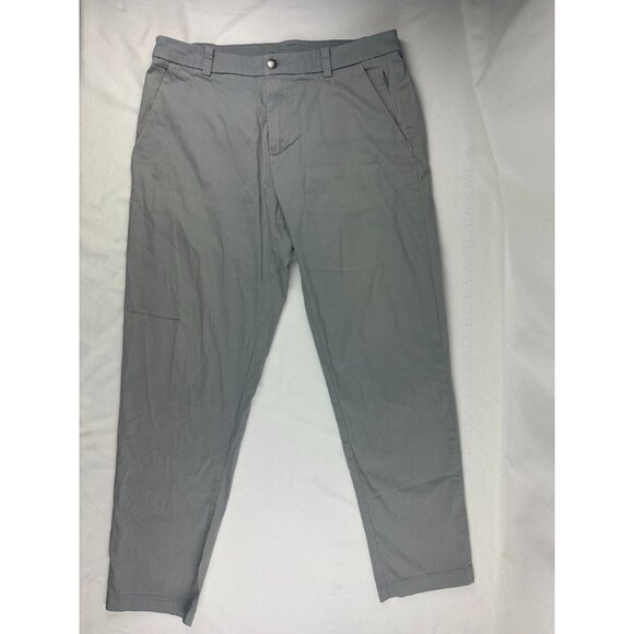 Men's Lululemon Commission Pant Classic Gray Tapered Casual LM5440S Size 33x29 - Picture 1 of 9